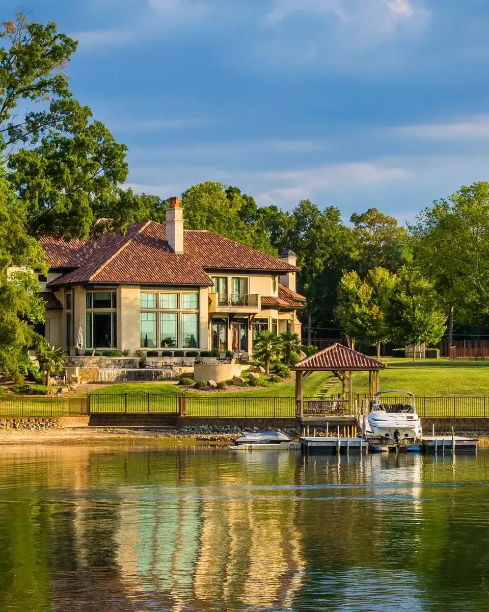 Waterfront property with a boat lift and connected dock access